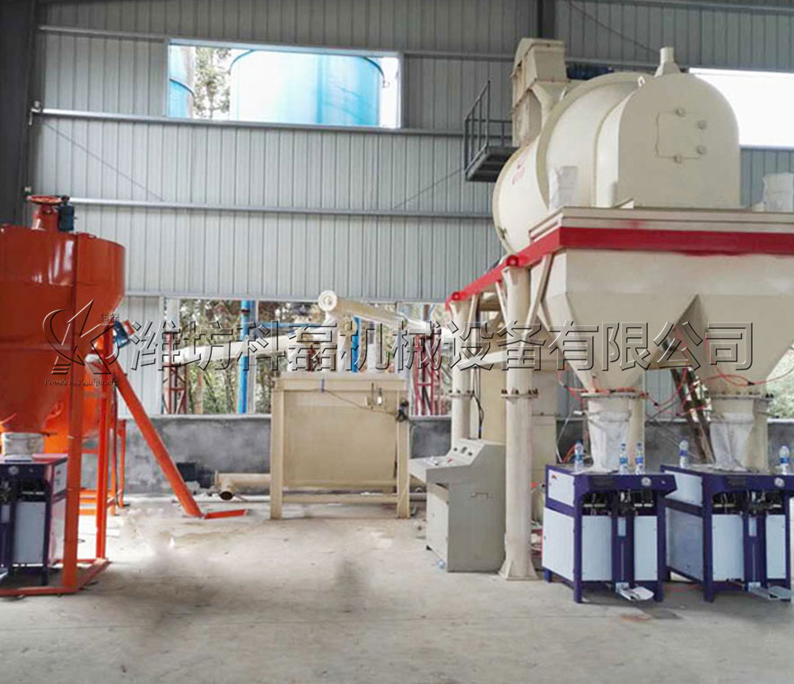 小型幹粉(fěn)砂漿設備使用案(an)例 第1張