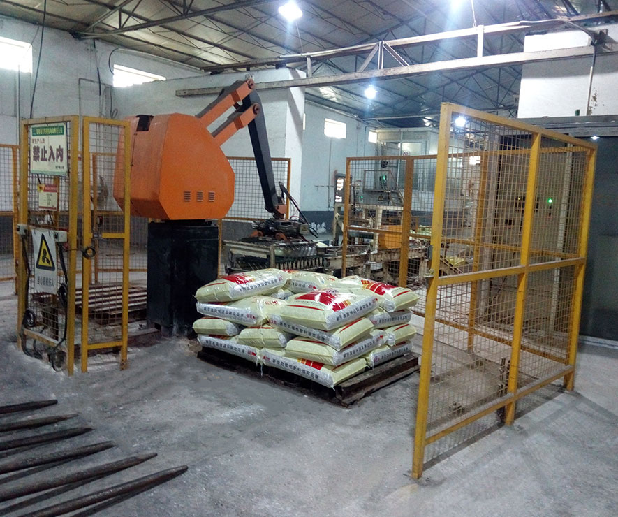 機(ji)械手碼垛(duo)機