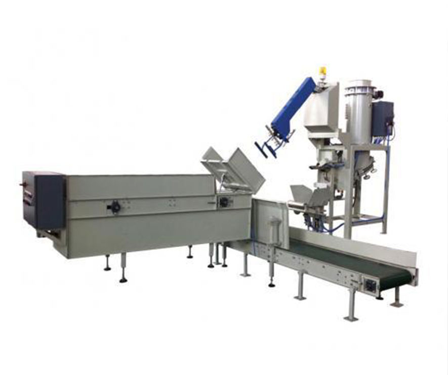 閥口(kou)袋機械(xiè)手夾袋(dai)上袋機(jī)